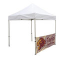 8 Foot Wide Tent Half Wall and Deluxe Stabilizer Bar Kit (Full-Color Full Bleed Dye-Sublimation)
